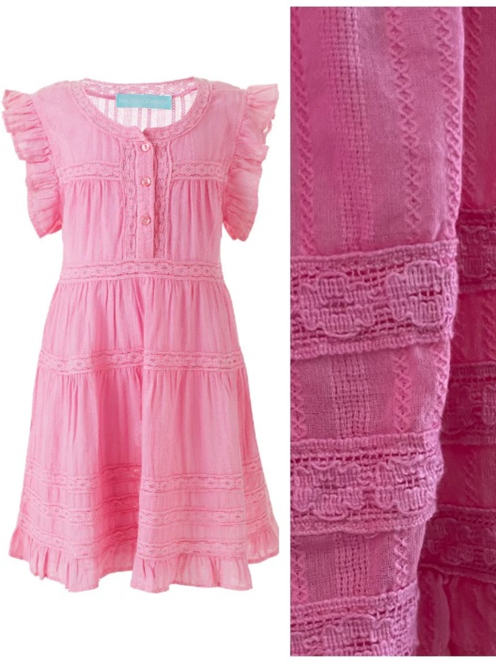 Melissa Odabash Pink Rebekah Rose Dress 10